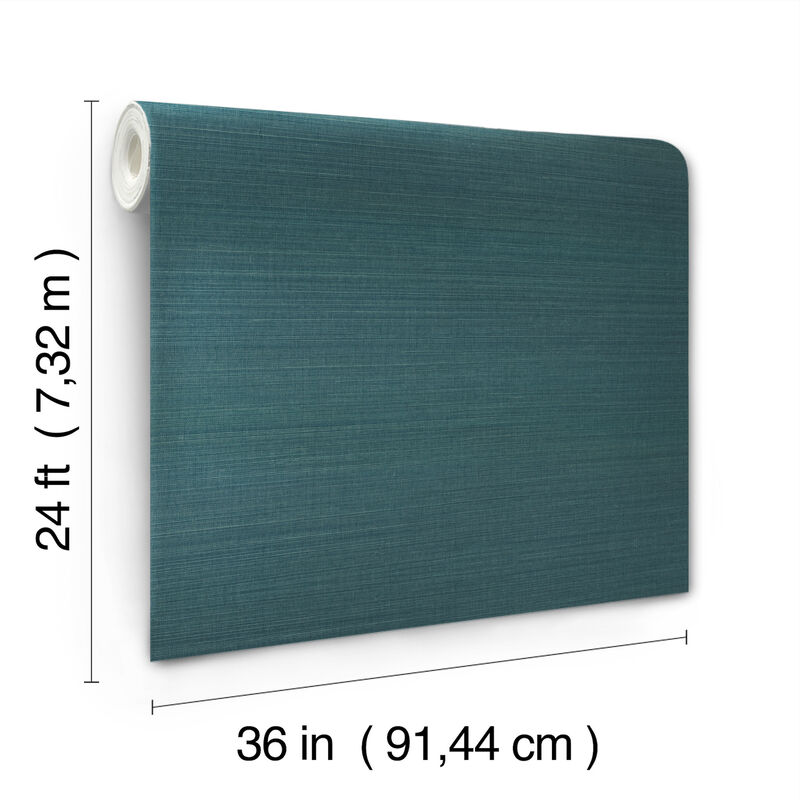 Maguey Sisal Blue Wallpaper (Set of 2) image number 3