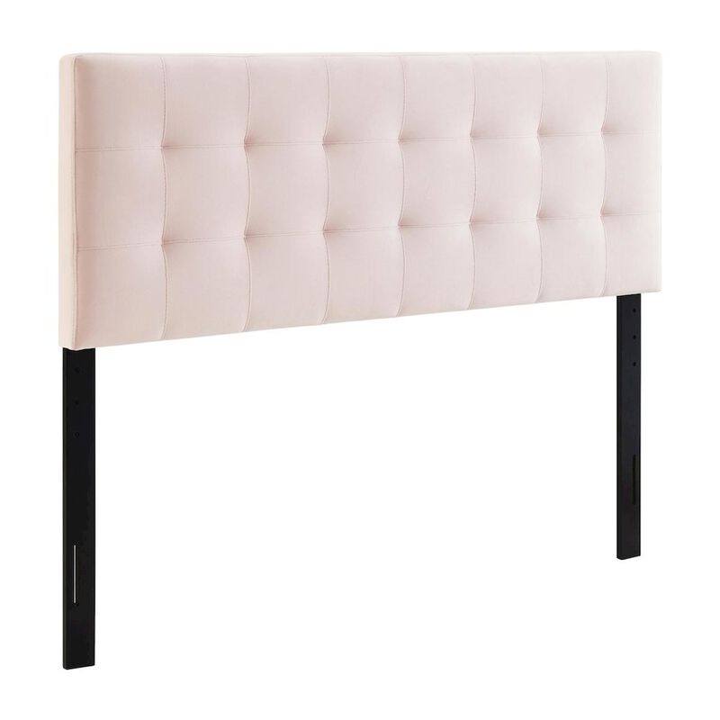 Biscuit Tufted Queen Headboard in Performance Velvet with Plush Design image number 0