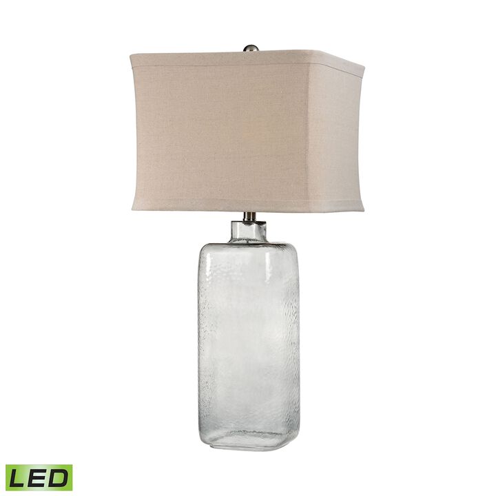Hammered 31'' LED HighGlass Table Lamp