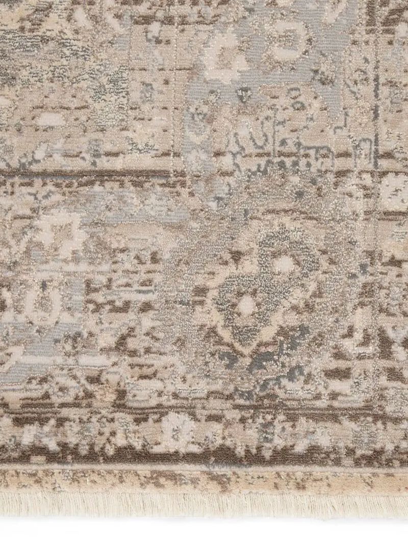 Vienne Baptiste Gray 2'6" x 12' Runner Rug