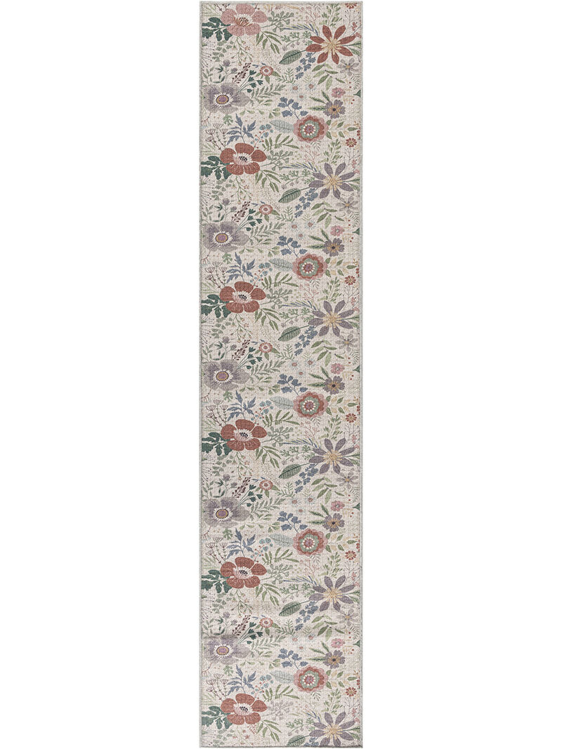 Nourison Washables NWB06 Cream/Multicolor 2' x 3' Rug
