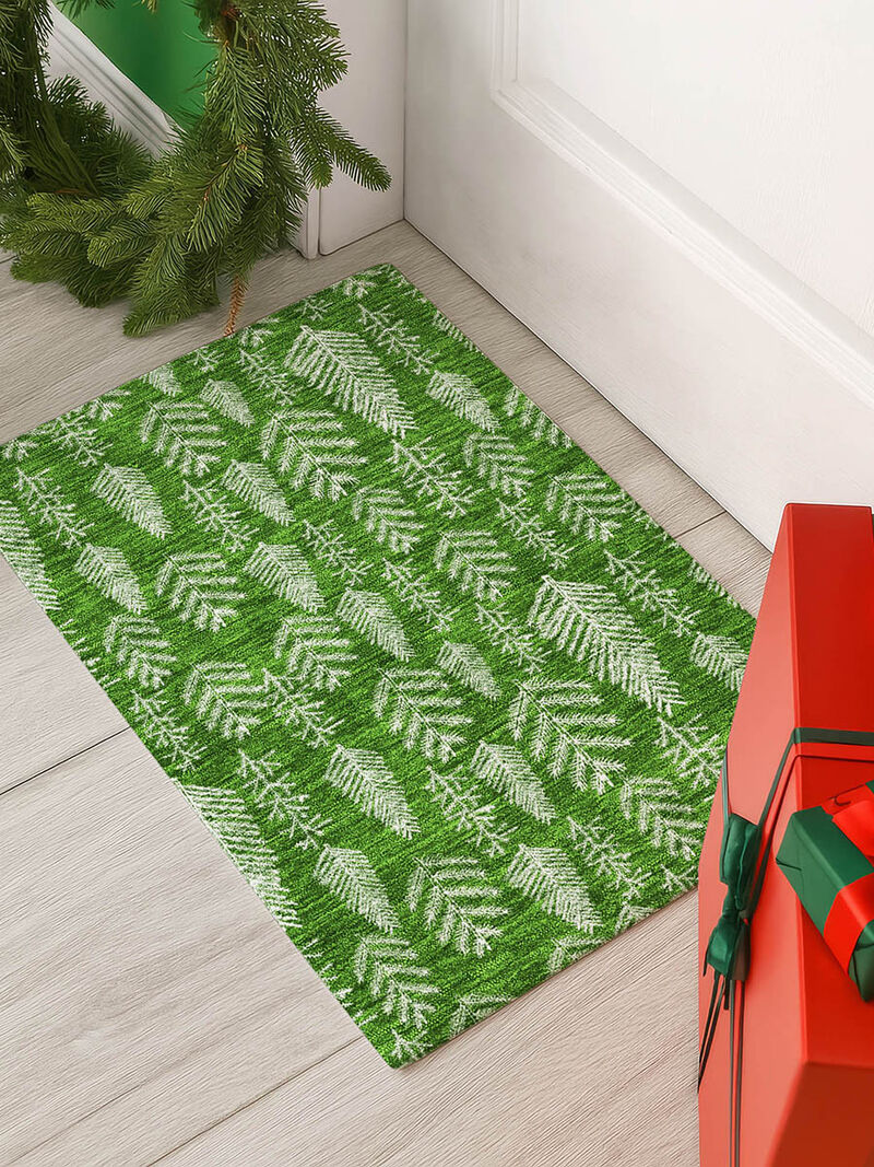 Merry & Bright MY21 Green 20" x 30" Rug