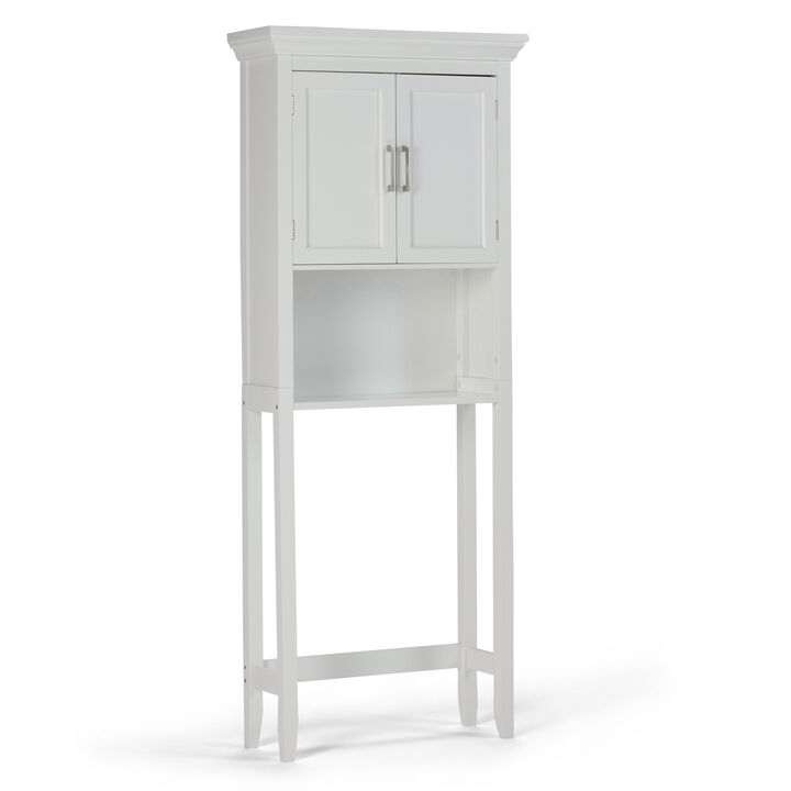 Simpli Home Avington 27W Storage Cabinet with 2 Doors and Open Shelf