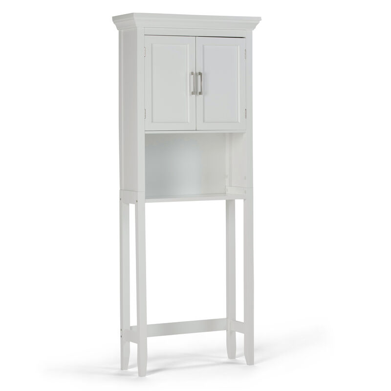 Simpli Home Avington 27W Storage Cabinet with 2 Doors and Open Shelf image number 0