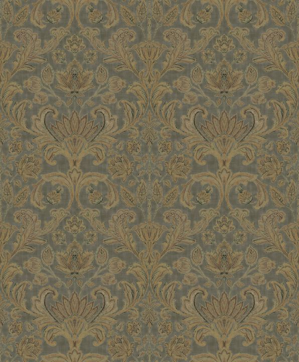 Elegance Damask Green Wallpaper DWP0354-01