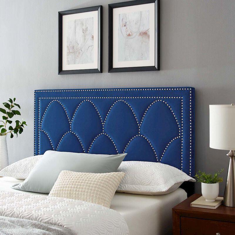 Greta Performance Velvet Twin Headboard image number 6