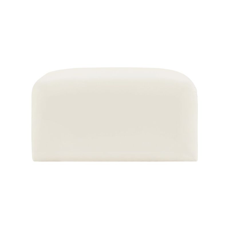 Meridian Furniture Arc Vegan Leather Ottoman