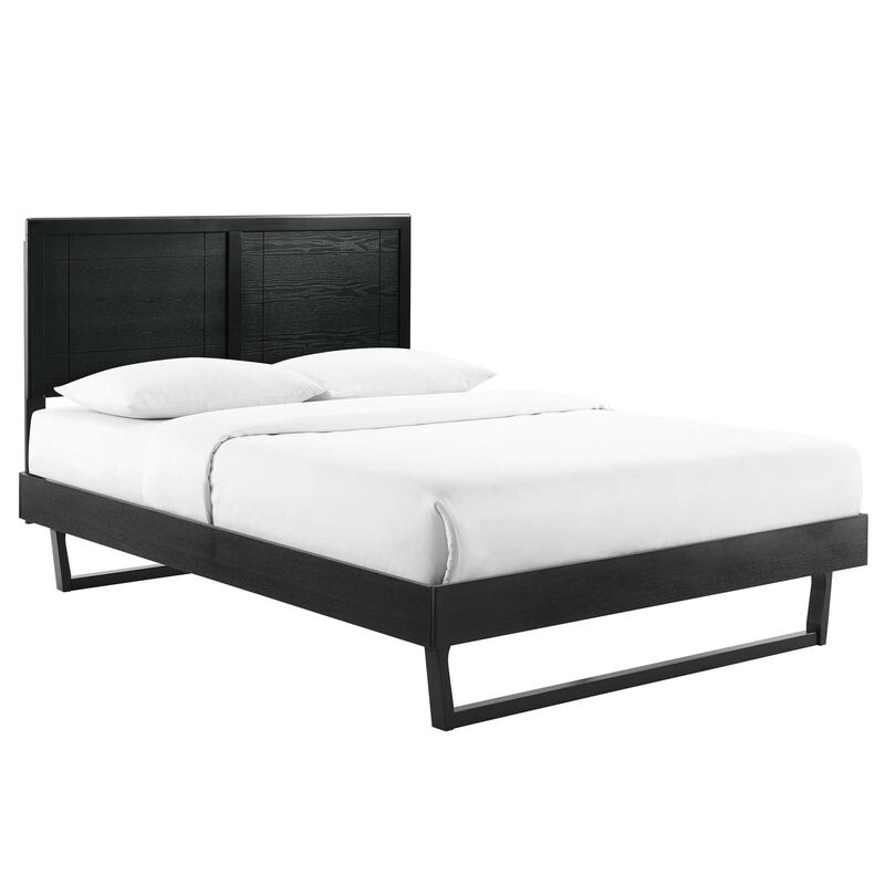 Modway - Marlee Full Wood Platform Bed with Angular Frame image number 0