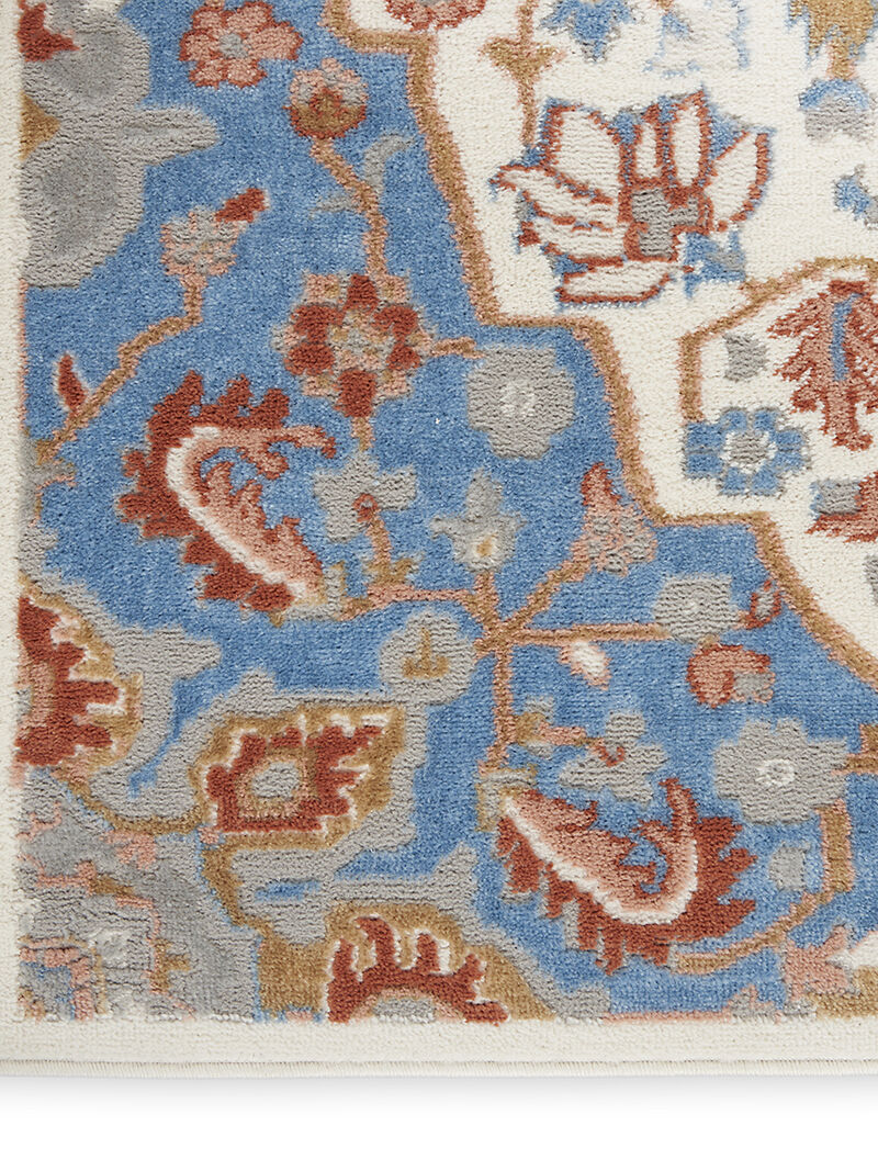 Elation ETN09 Ivory/Blue 9' x 12' Rug