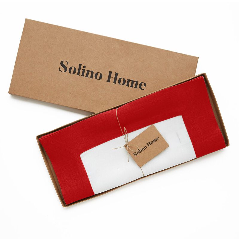 Solino Home 100% Pure Linen Table Runner - Contempo