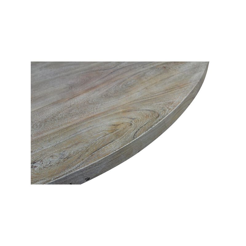 Alex Hamilton Felix 72 Dining Table with Iron Legs.