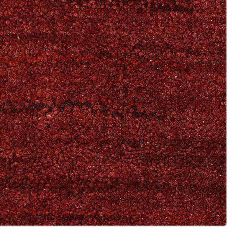 RUGSOTIC CARPETS HAND KNOTTED LOOM WOOL ECO-FRIENDLY AREA RUGS  - Square, Solid Plain Design, High Pile Handmade Anti Skid Area Rugs for Living Room, Bed Room (L00999) image number 4