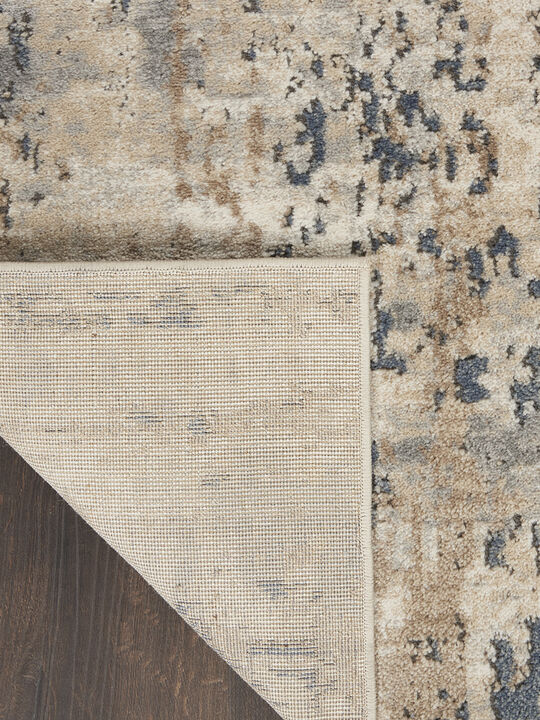 Quarry QUA01 Beige/Gray 3' x 5' Rug