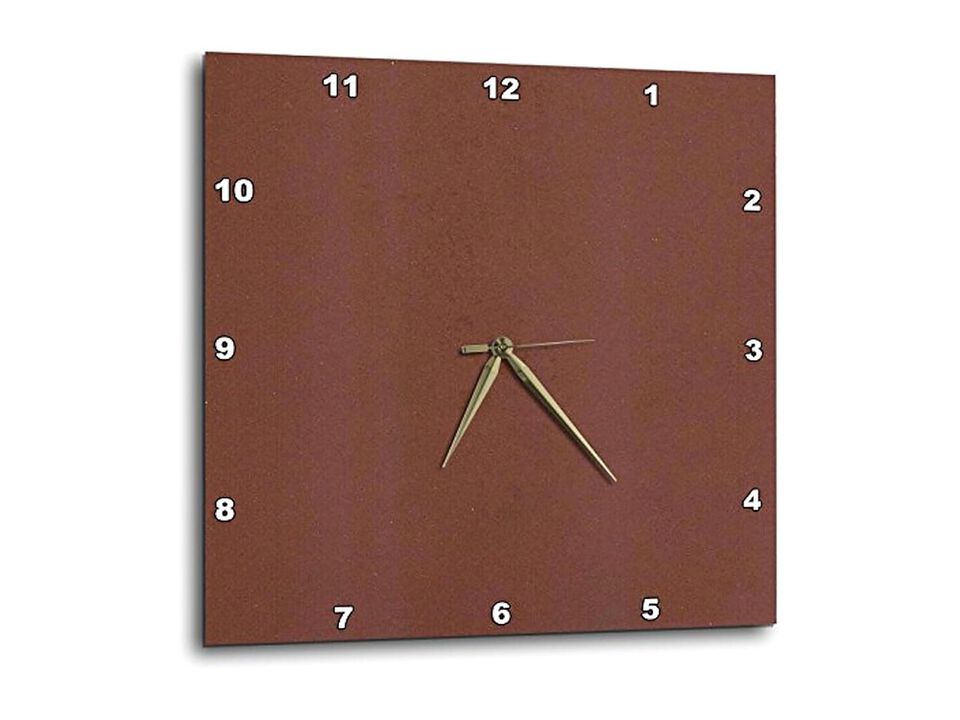 Copper Cool Wall Clock 13 Inch Home Decor
