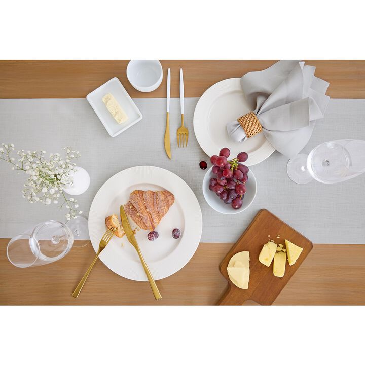 Solino Home 100% Pure Linen Table Runner - Fete