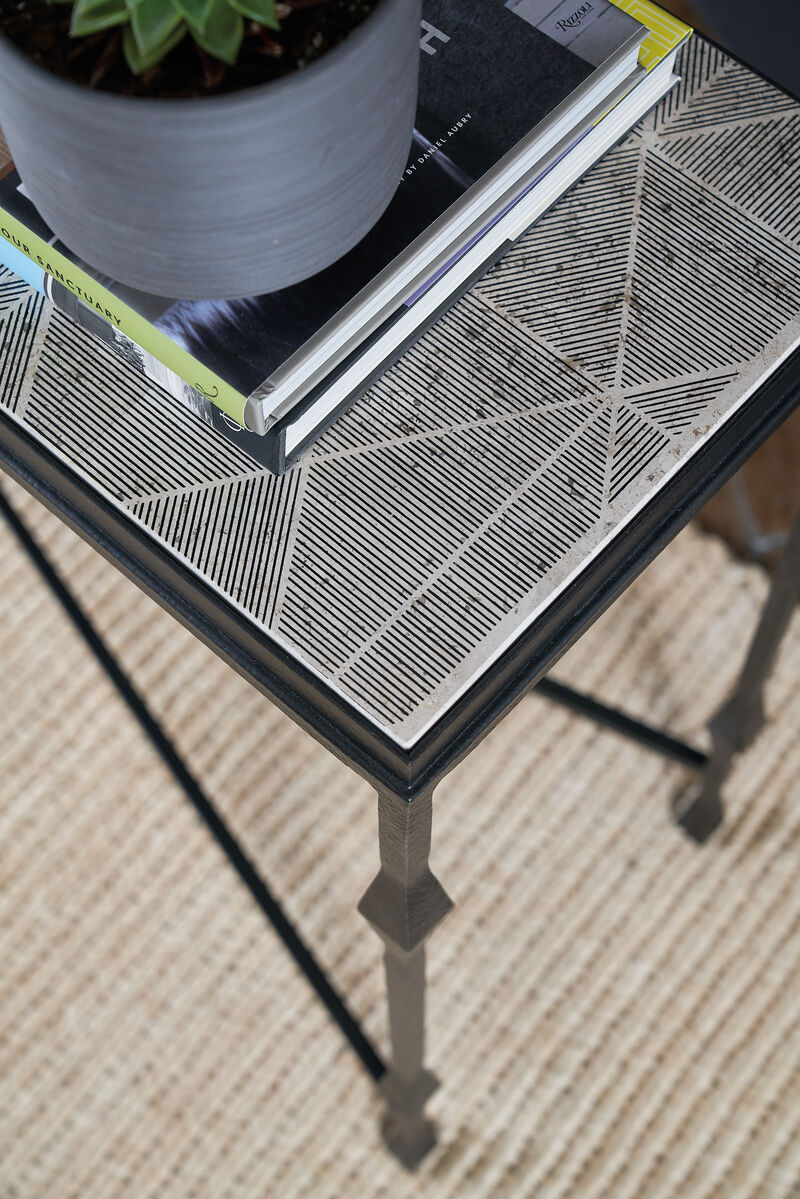 Commerce & Market Metal-Wood Console Table