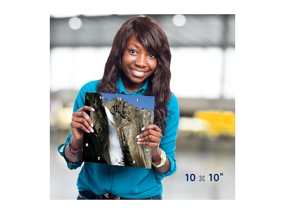 Upper Yosemite Falls Wall Clock 10 Inch Home Decor