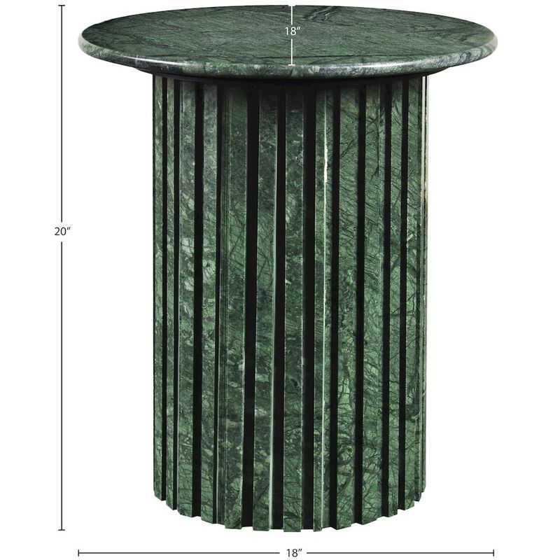 Meridian Furniture Genoa Green End Table