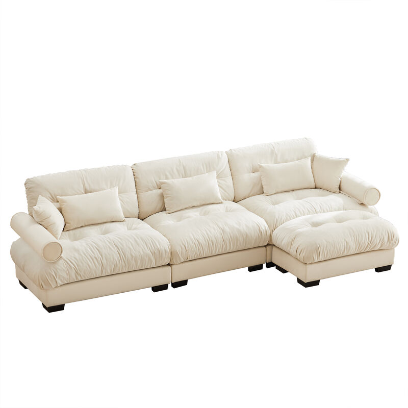 Merax Luxury Modular Sectional Sofa Couch,Oversized L Shaped Cloud Couch for Living Room image number 0