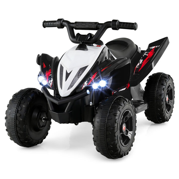 Kids 12V Ride On 4 Wheeler ATV with LED Lights and Speed Control