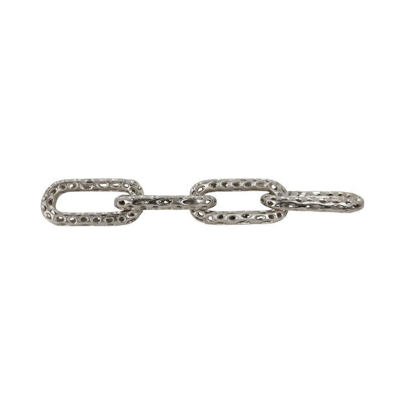 25x4 Pierced Metal Chain Link image number 0