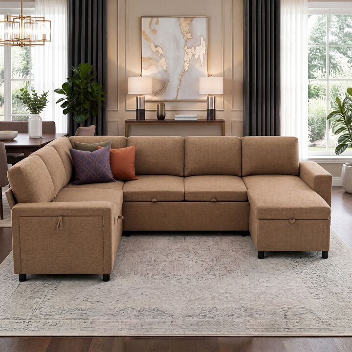 Spesi U-Shaped Convertible Sectional