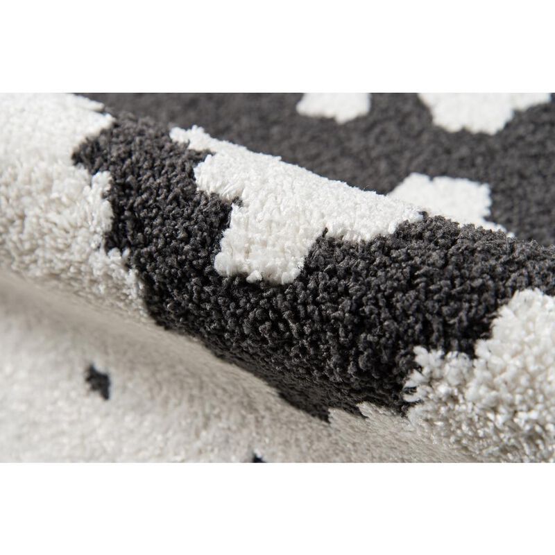 Momeni Contemporary Rectangle Area Rug, Ivory, 5'3 X 7'2