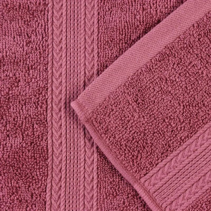 6-Piece Cotton Hand Towel Set for Bathroom and Guest Use image number 3