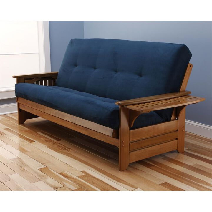 Phoenix Frame-Barbados Finish-Suede Navy Mattress