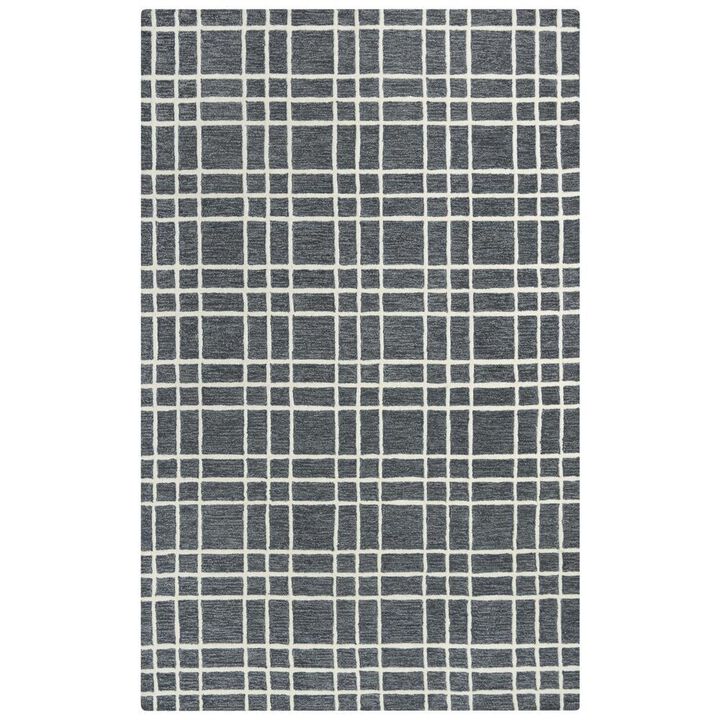 Hand Tufted Loop Pile Wool Internet Rug , 5' x 7'6"