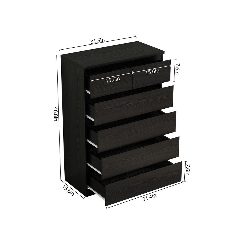 Tunsik 2+4 Drawer Dresser image number 3