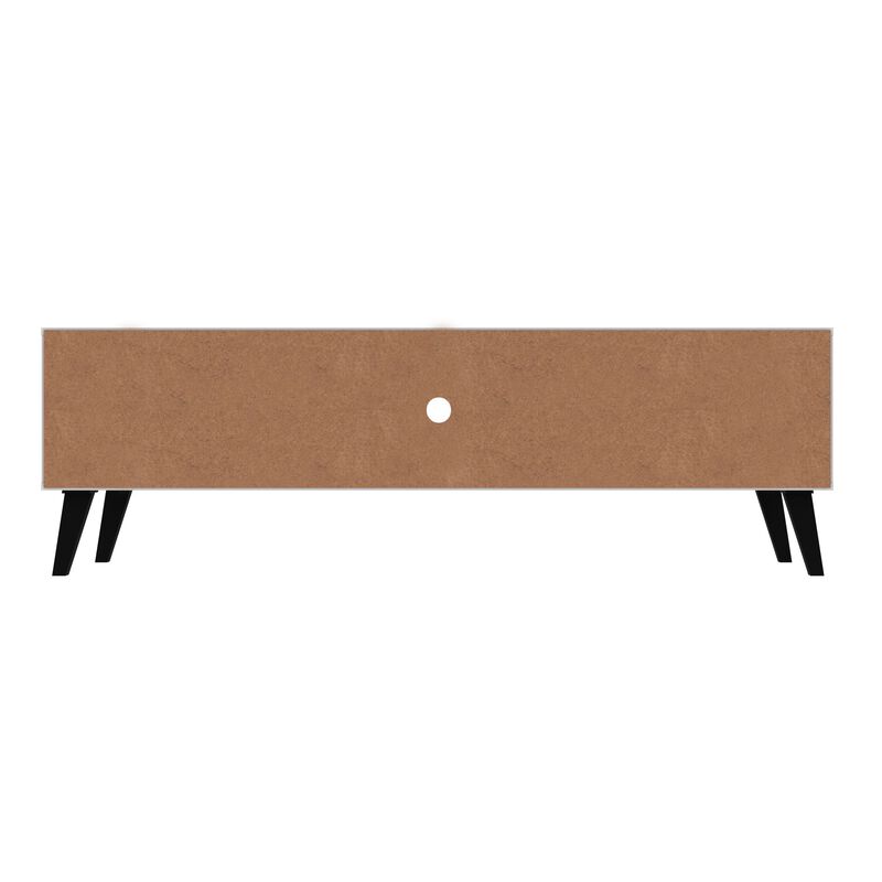 Doyers Large Brown and White TV Stand