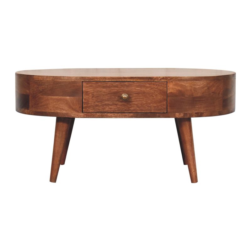 Artisan Furniture Solid Wood Honey Caramel Coffee Table