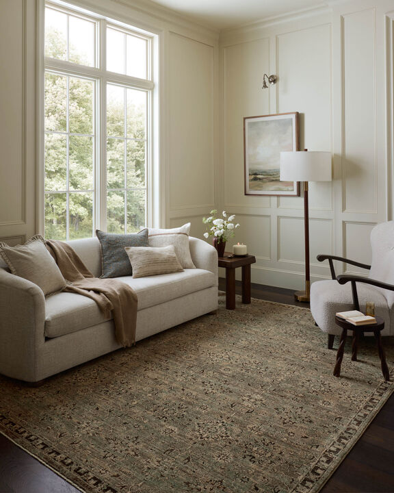 Briar BRR06 2'6"x4'0" Mist/Granite Rug