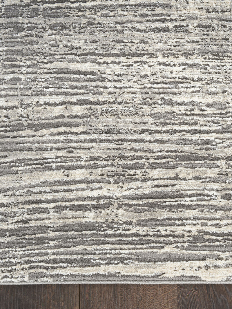 Sustainable Trends SUT01 Ivory/Gray 6' x 9' Rug