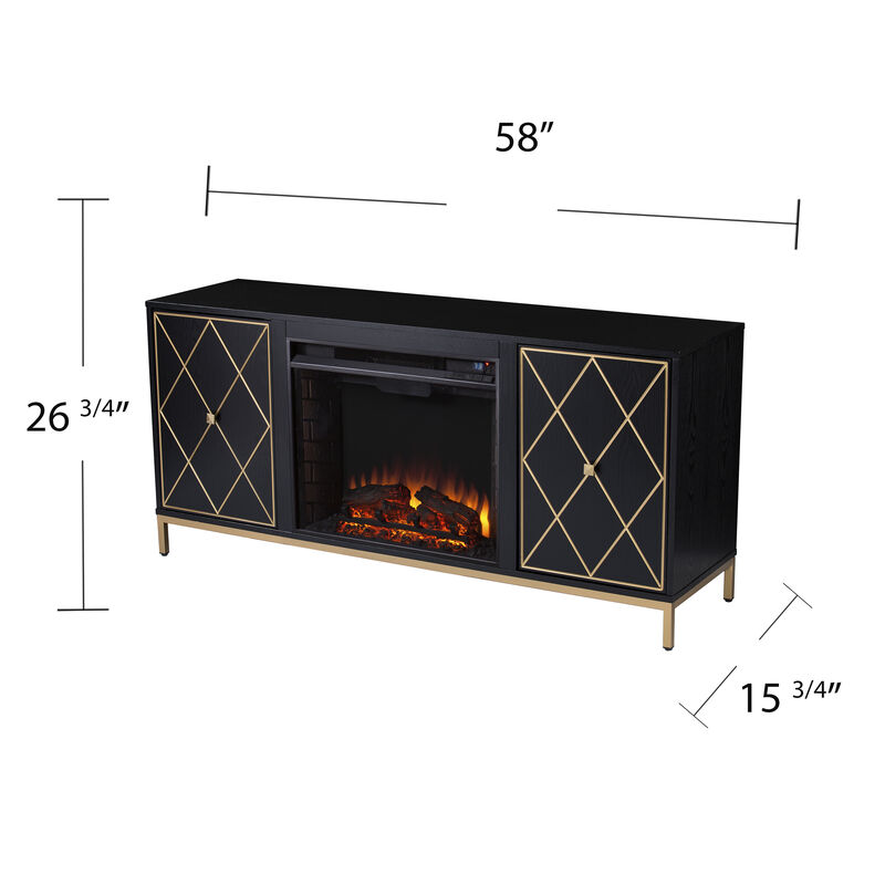 Nelson Fireplace  Console