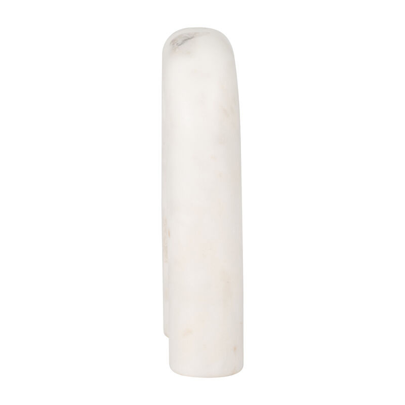 8" Marble Rounded Horseshoe