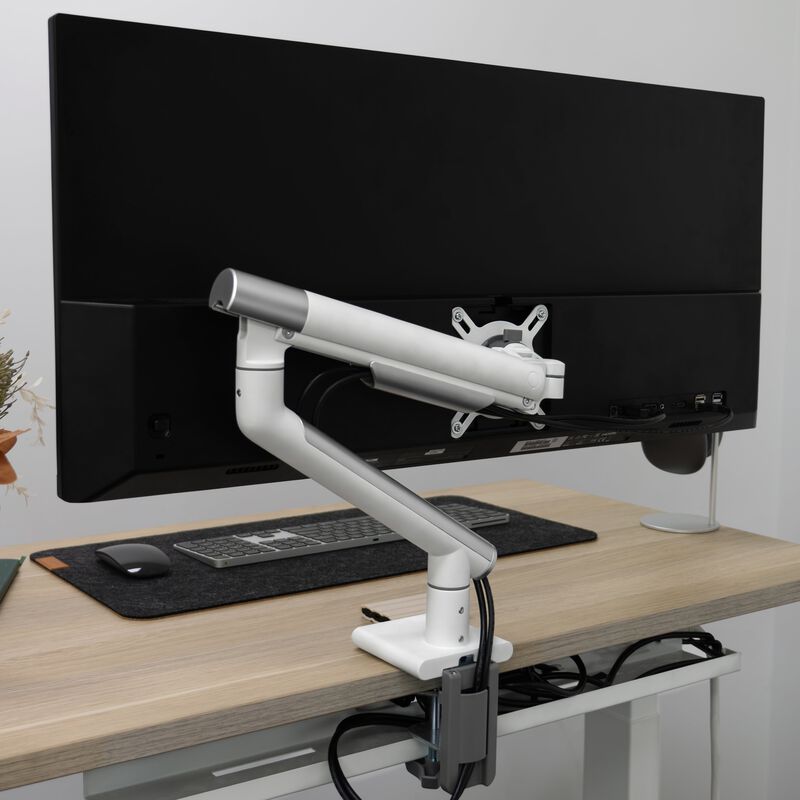 Desky Single Slim Aluminium Monitor Arm image number 3