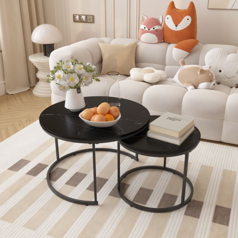 Winpis 2-Piece Nesting Coffee Table Set image number 1