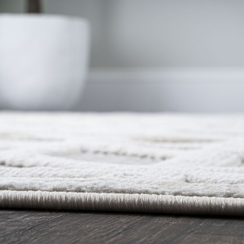 Talaia Neutral Geometric Indoor/Outdoor Area Rug