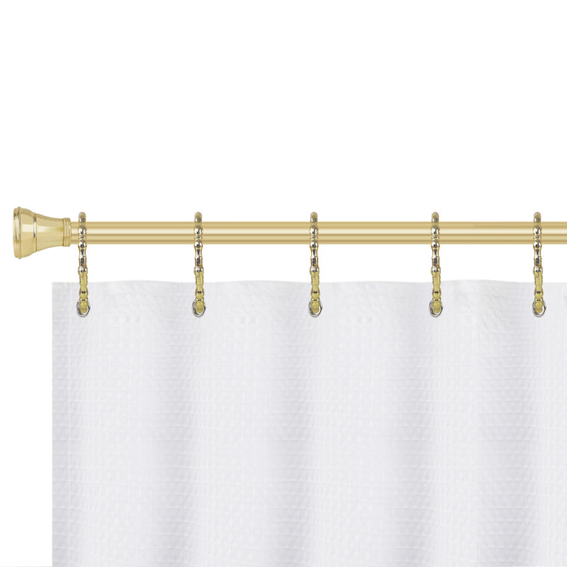 Zinc Shower Curtain Hooks, Set of 12 image number 4