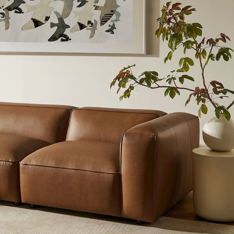 Auren 4-Piece Vegan Leather Modular Sofa Set image number 8