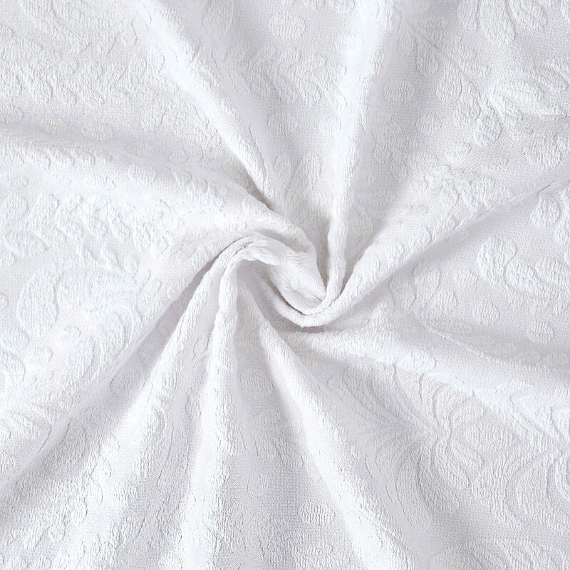 3-Piece Cotton Blend Bedspread Set with Jacquard Floral Design image number 2