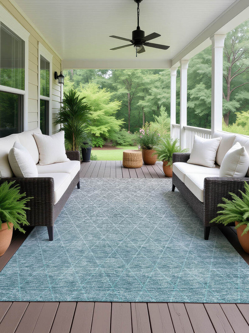 Lazio LZ2 Teal 3' x 5' Rug