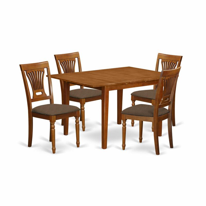 5 Pc small Kitchen Table set-small Dining Tables and 4 Kitchen Chairs
