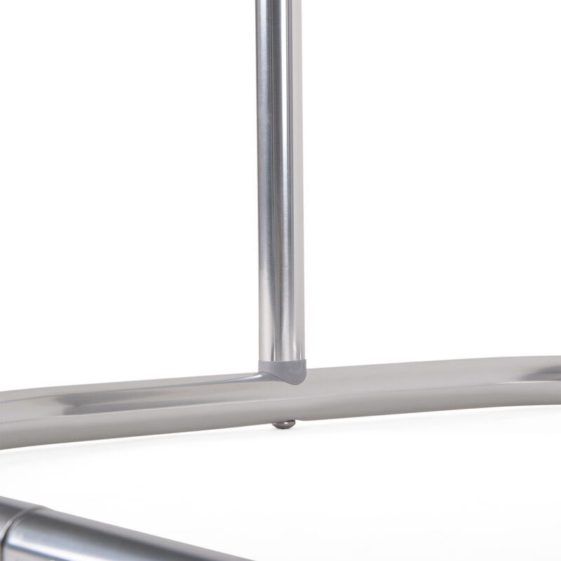 Utopia Alley Rustproof Aluminum Hoop Shower Rod With Ceiling Support for Clawfoot Tub, 58.3 Inch Size by 24 Inch image number 4