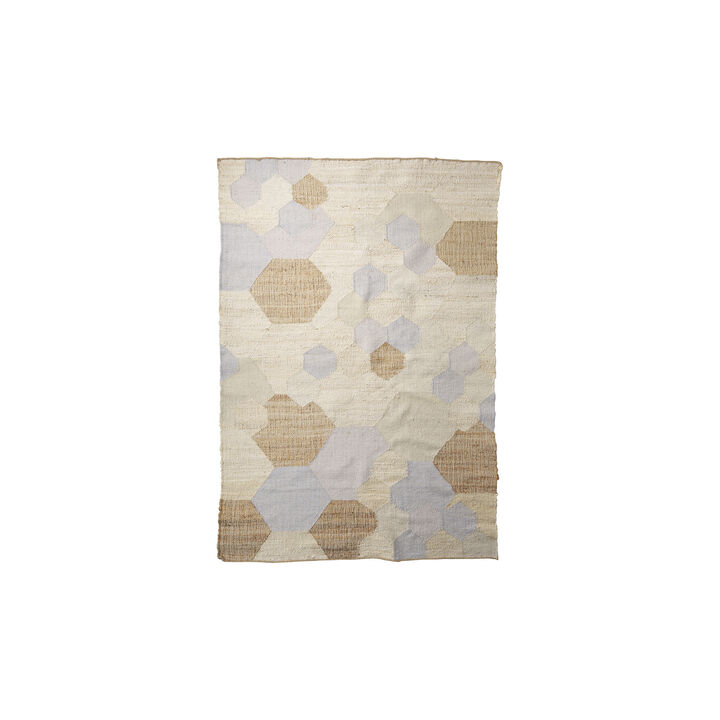 HomeRoots Patchwork Hand Woven Area Rug