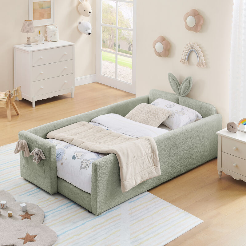 TATEUS Kids Upholstered Bed image number 8