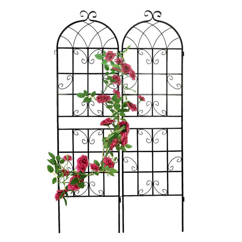 Streamdale Metal Garden Trellis 71" x 19.7" for Climbing Plants