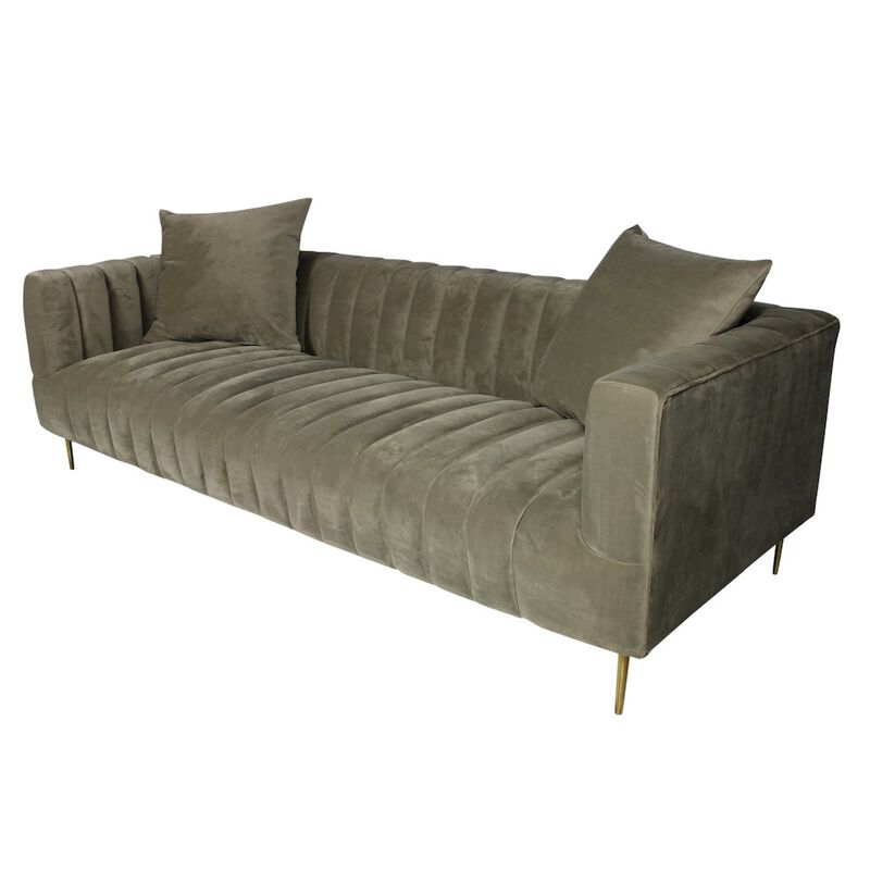 Mid-Century Modern Rutland Sofa in Beige